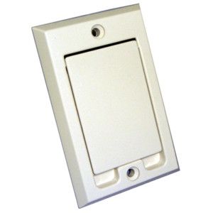 Central Vacuum Cleaner Auto Inlet Square Door Ivory