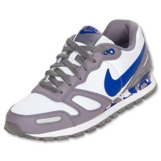 Nike Air Waffle Trainer Mens Casual Shoes White Char Grey Royal 