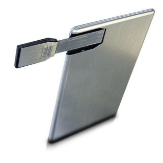 Centon DSC32GB 001 32GB USB Credit Card Flash Drive Silver