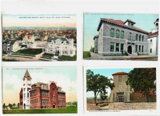 400 Western States Vintage Postcard Large Lot 1906 60S