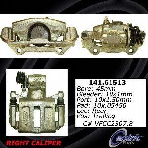 Centric Parts 141 61513 Rear Right Rebuilt Caliper with Hardware 