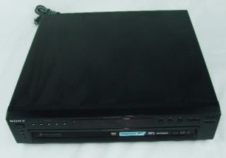 Sony DVD CD &  Player   5 Disc Carousel   Black & Remote Model DVP 