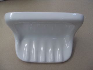 Shower Wall Soap Dish White Tile Ready Gloss Finish American Olean 