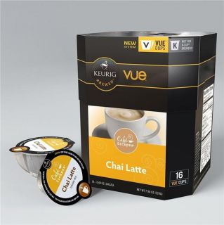   cafe favorite at home with this Keurig Vue pack chai latte coffee