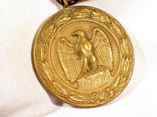 WW I Named Victory Service Medal Nassau County New York  