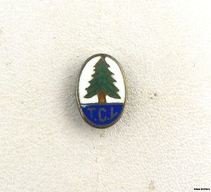 Tall Cedars of Lebanon Sterling Silver TCL Masonic Small Member Lapel 