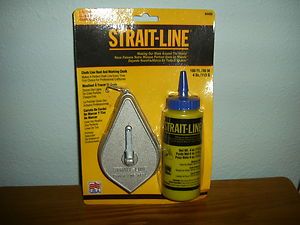 Chalk Line Reel and Marking Chalk by Straight Line 100Ft line and 40oz 