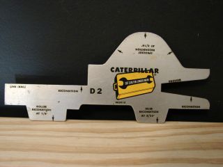 Original 1960s Caterpillar D2 Reconditioning Tool Cat Care for 