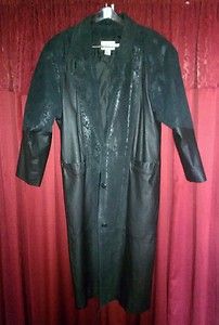Chandler Hill Ladies Leather Duster size large