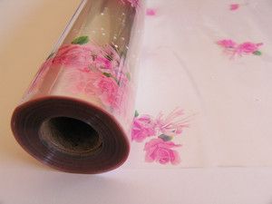 30 x300 cellophane roll wrapping paper rose pattern BRAND NEW