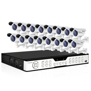 ZMODO 16 CH Channel DVR Outdoor CCD 80ft IR Video Surveillance Camera 