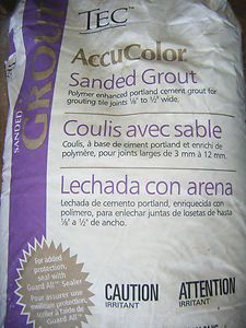Tec Accucolor Grout 25 Sanded Grout Polymer Color Cornsilk