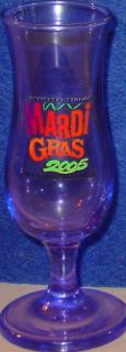 Universal Studios 2005 Mardi Gras Mini Hurricane Glass