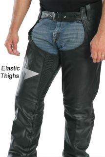 Mens Advanced Dual Comfort System Leather Chaps 32