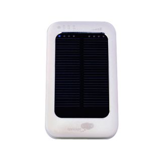 Portable Solar Power USB Charger for Phone  Silver 3600mAh