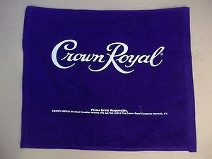 New Crown Royal Purple Bar Towel Golf Towel 15x17 Cotton