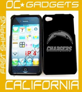 San Diego Chargers Black Cover Case iPhone 4 4G Unlock