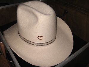 Vintage Charlie 1 Horse Western Cowboy HAT Travel Master hat case key 