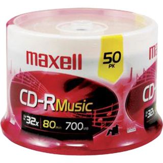 maxell cdr 80 music recordable cd for audio cd recorders spindle 