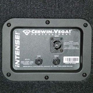 New High Quality Cerwin Vega Int 252 3 Way Pro Speaker 1000W PA DJ 