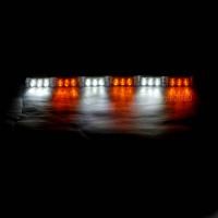 x3 LED Bulbs Car Police Strobe Flash Light Amber White 3 Flashing 