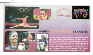 Cachets Olympics London 2012 Gabby USA GOLD Douglas Gymnastics