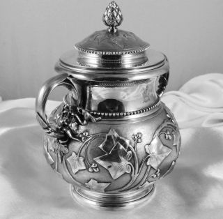   Tiffany Co Sterling Silver Tea Coffee Set Repousse John C Moore
