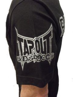 New Mens Tapout UFC MMA Team Rampage Ultimate Fighter Print on Sleeve 
