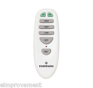 Emerson SR110 Ceiling Fan Remote Control with 3 Fan Speed