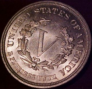 Later on in 1883 the word CENTS was placed underneath the V on the 