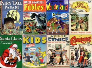   Age CHILDREN STORYBOOKS COMICS in DVD Fairy Tales Fables DELL 4C Ziff