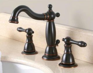 Premier Charlestown Widespread Bathroom Lavatory Faucet Oil Rubbed 