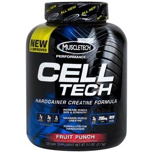 MuscleTech Cell Tech New Performance Series Hardgainer Creatine 6 Lbs 