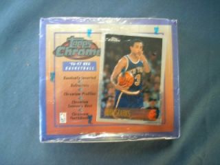 1996 97 Topps Chrome Basketball Hobby Box Kobe Bryant RC
