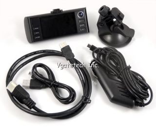   Lens Dashboard Camera Night Vision Car DVR Black Box Video Recorder