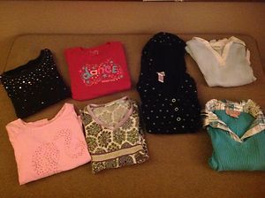 Girls long sleeve tops size 6 JUSTICE BARBIE more