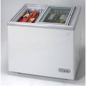   PRODUCTS CF211G COMMERCIAL 2 SLIDING GLASS DR DISPLAY CHEST FREEZER