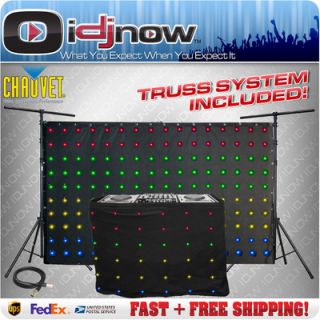 Chauvet Lighting Motion Drape Facade LED DJ Backdrop Truss System Pack 