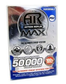 New Datel Max PlayStation 2 Action Replay 50000 Cheats