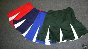 Brand New Cheerleading Uniform 8 Pleat 2 Color Skirt