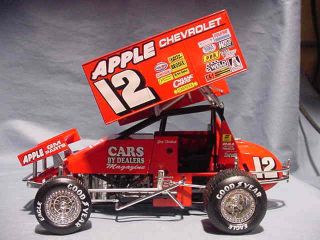   HODNETT APPLE CHEVROLET ACTION SPRINT CAR RACING GMP CHEVY XTREME 118
