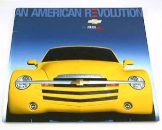 Original 2005 Chevrolet Chevy SSR Brochure. Covers the SSR models 