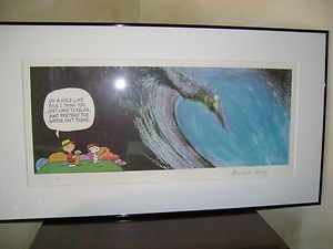 Charles M Schultz The Wave A Signed Artist Proof