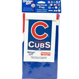 Chicago Cubs Vertical Hanging Flag Banner 27 x 37 New MLB Yard Lawn 