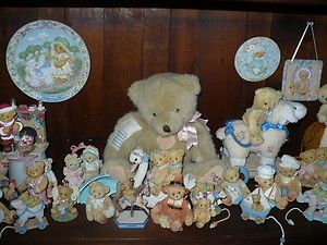 CHERISHED TEDDIES Lot of FIGURINES and Plush HUGE COLLECTION of 36 