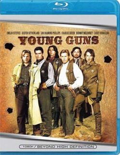 Young Guns Blu Ray Charlie Sheen Brand New
