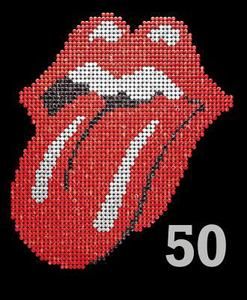   ROLLING STONES 50 FIFTY BY MICK JAGGER KEITH RICHARDS CHARLIE WATTS HC