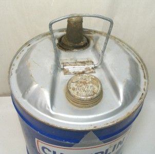 vintage 5 gallon can oil champlin 1962