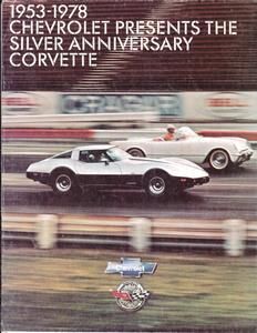 Original 1978 Chevrolet Corvette Silver Anniversary Dealer Sales 