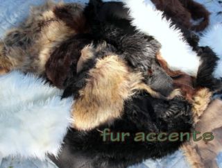 lbs Asst Fake Fur Remnants Bear Mink Sheep Rabbit Fabric Craft 